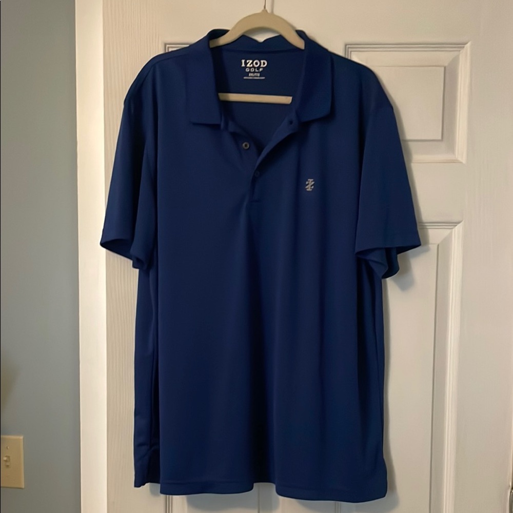 Men’s 2 Izod Polo Shirt Classic Royal & black/pink & 1 Nautica Navy polo